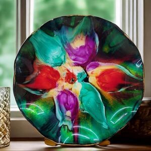 Vintage Seetusee Mayfair Glass Plate